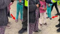 Ayağında çorap olmayan depremzede çocuklara photoshopla çorap yaptı