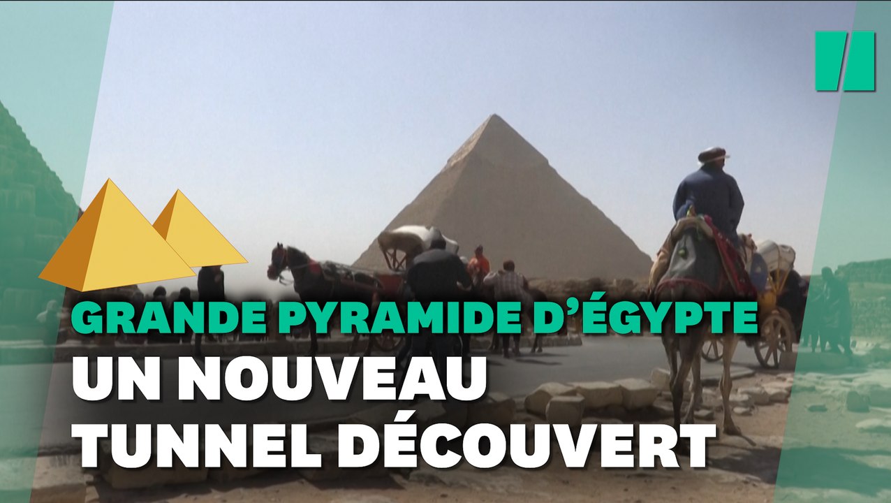 En Égypte, un nouveau couloir secret découvert dans la Grande pyramide de Gizeh
