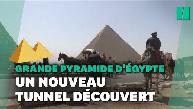 En Égypte, un nouveau couloir secret découvert dans la Grande pyramide de Gizeh