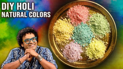 How To Make Holi Colors From Flowers | Chemical Free Colors | Homemade Holi Colors | Varun Inamdar