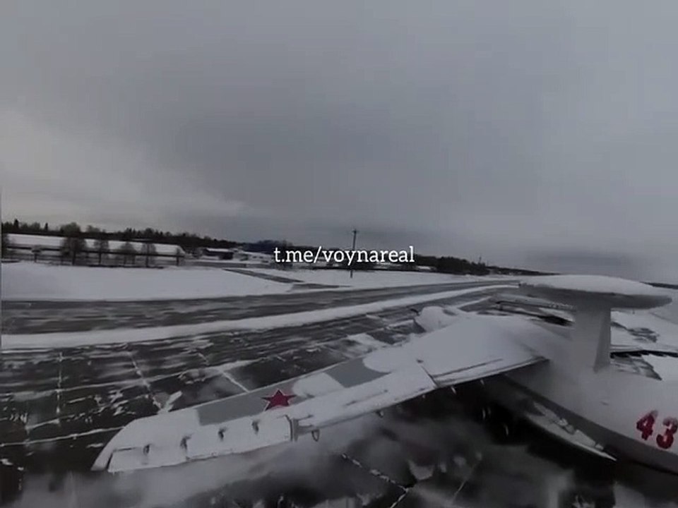  Секретное видео с дрона, подорвавшего российский самолет ДРЛО А-50 на аэродроме в «Мачулищах».