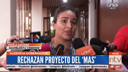 Rechazan propuesta de ley del MAS para definir la suplencia de Camacho