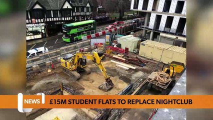 Download Video: Leeds headlines 3 March: Leeds nightclub Blue Coyote now fully demolished to make way for £15m student flats in Merrion Street