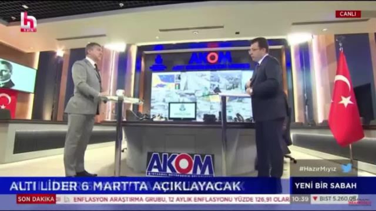 İmamoğlu: Bu Masa Ayrılık Masası Değil. Altılı Masa'dan Bir Eksilmemeli İki Eksilmemeli. Bir Feragat Gerekiyorsa O Genel Başkanımız Kılıçdaroğlu ve...