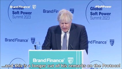 Boris Johnson admits culpability for the Irish Sea border