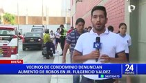 Breña: vecinos atemorizados por ola de asaltos en jirón Fulgencio Valdez