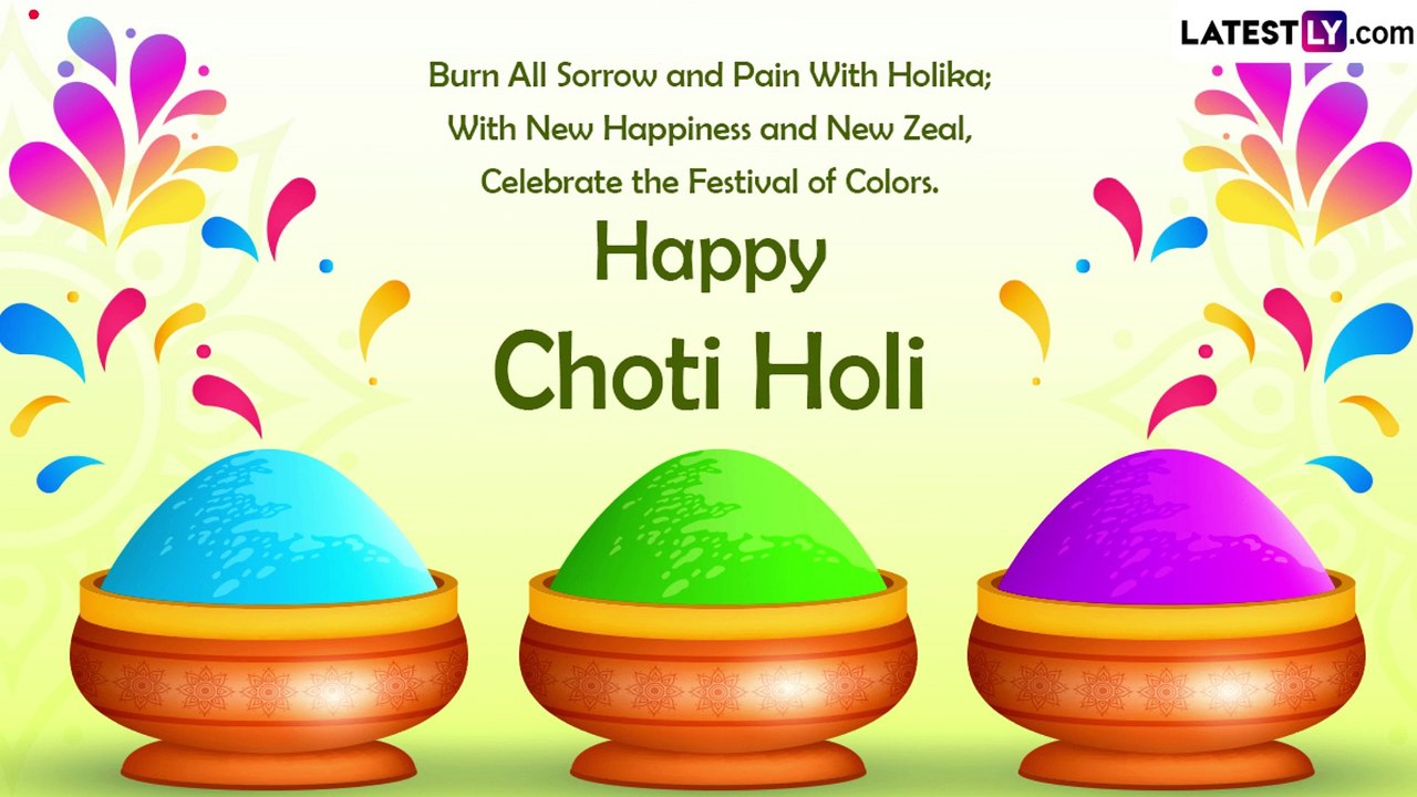 Holika Dahan 2023 Messages: Celebrate Choti Holi With Greetings ...