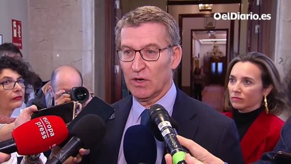 Feijóo acusa a Sánchez de "hooligan" e incendiar el problema con Ferrovial