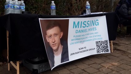 Friends and family search for missing Daniel Hives in Lancaster