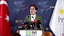 İYİ Parti’nin Cumhurbaşkanı adaylığı kararını Meral Akşener açıkladı