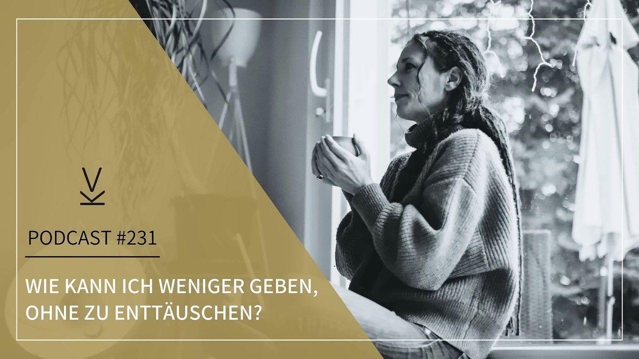 Wie kann ich #weniger geben, ohne zu #enttäuschen?