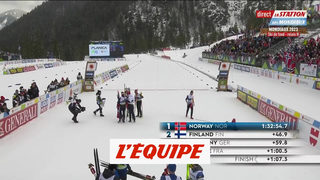 La Norvège en balade sur le relais de Planica, la France 4e - Ski de fond - CM