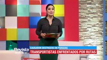 Transportistas instalan vigilia en la carretera nueva entre Cochabamba y Santa Cruz ante conflicto de rutas al Trópico