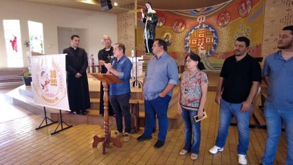 Lunardelli divulga chegada da relíquia e a Festa de Santa Rita de Cássia