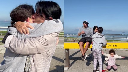 Girl loses her mind in excitement after seeing grandma after 8 long months