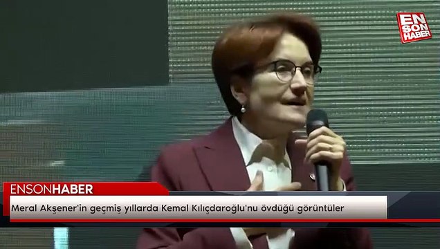 6’lı masayı dağıtan Meral Akşener’in Kılıçdaroğlu’nu övdüğü görüntüler