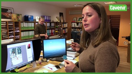 Zoé Donnay nous explique son métier de graphiste chez Mijade