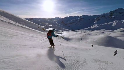 Skiing test video FR