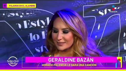¿De actriz a cantante? Horacio Palencia compondría canción para Geraldine Bazán