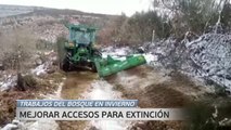 Los incendios se apagan en invierno