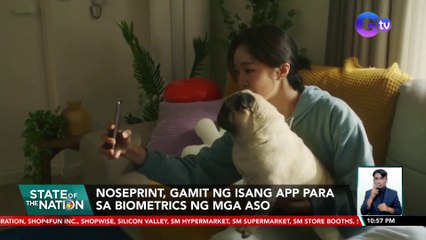 Noseprint, gamit ng isang APP para sa biometrics ng mga aso | SONA