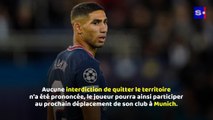 Le joueur du PSG Achraf Hakimi mis en examen pour viol