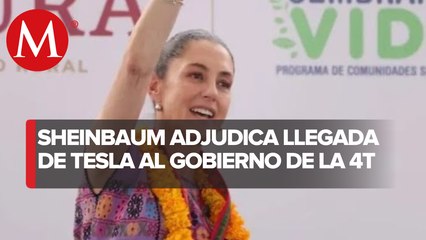 Sheinbaum señala que llegada de planta Tesla es por estabilidad de gobierno de AMLO
