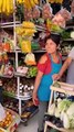 Peruana fue con la familia de su esposo francés a un mercado en Lima