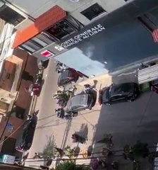 إشكال أمام مصرف في برج البراجنة