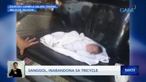 Sanggol, inabandona sa tricycle | Saksi