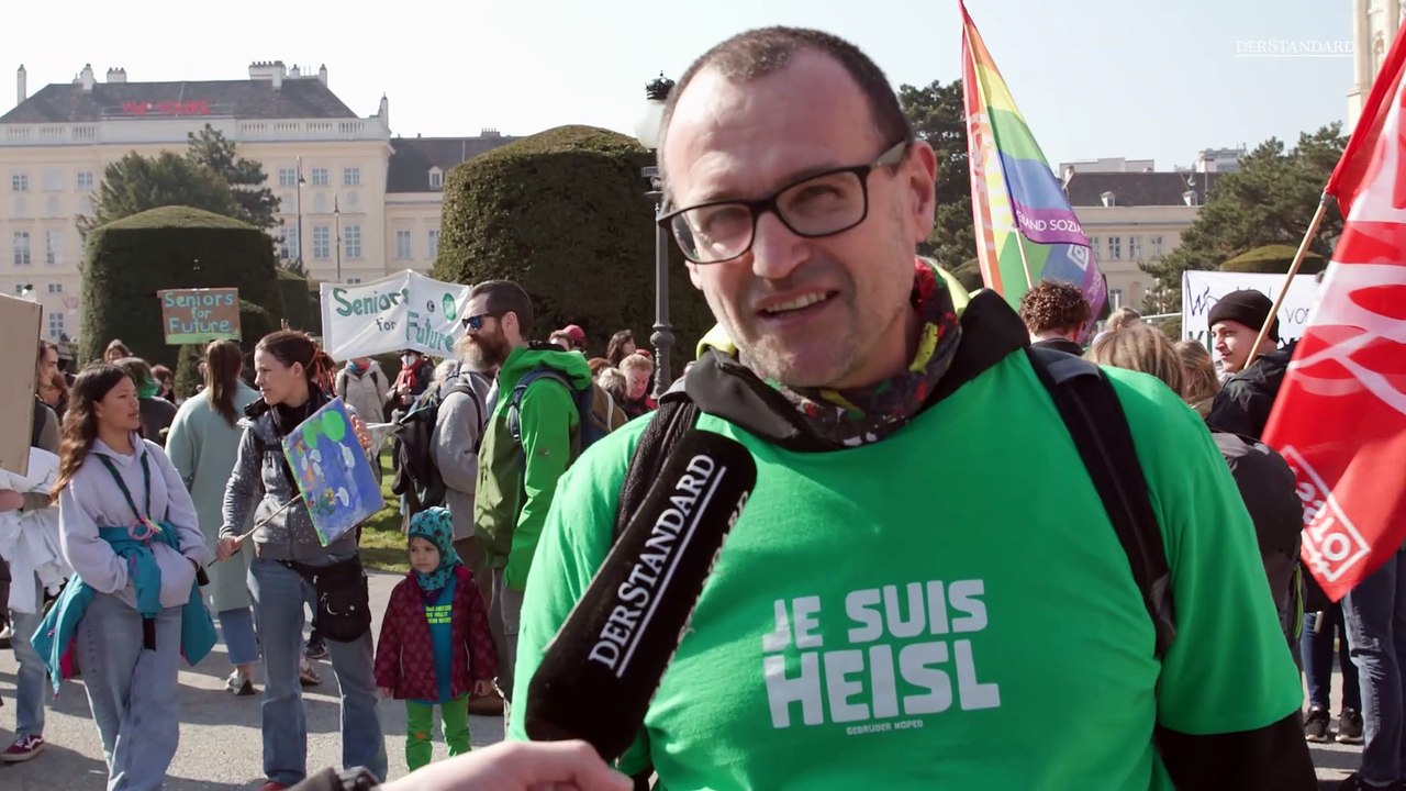 Klimastreik in Wien: 'Ich sorge mich um meine Kinder'