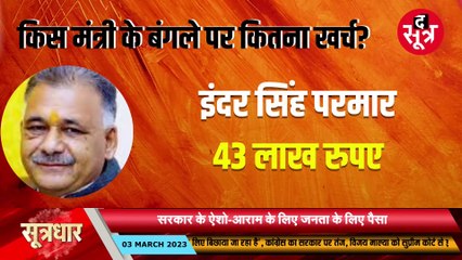 हर साल माननीयों के बंगलों पर इतना खर्च क्यों? जनता की गाढ़ी कमाई पर मुख्यमंत्री और मंत्रियों के ऐशो-आराम