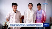 Mga terno at barong, puwedeng rentahan sa fashion pop-up store sa Intramuros, Maynila | Saksi