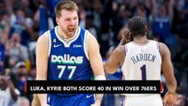 Luka, Kyrie Combine for 82, Clippers Lose Again and LeBron Out Three Weeks