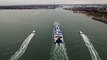 Brittany Ferries' Santona arriving in Portsmouth - video by  Joe Watson