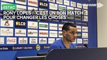 Rony Lopes : « C'est un bon match  pour changer les choses »