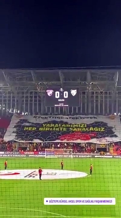 Cezalar taraftarı durdurmadı: Göztepe - Boluspor maçında 'Hükümet istifa' sloganları