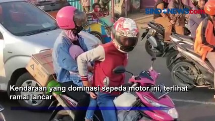 H+7 Lebaran, Pemudik Motor Masih Ramaikan Jalur Utama Pantura Cirebon