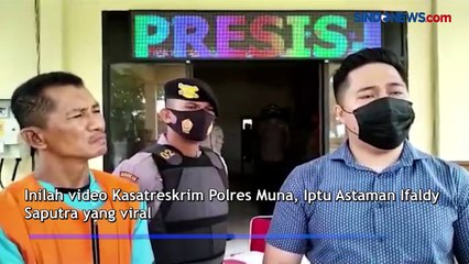 Viral Polisi Minta Maaf dan Cium Tangan Pelaku Pencabulan di Muna