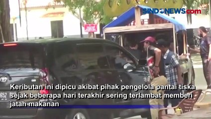 Sekelompok Pemuda Bawa Parang Ngamuk di Pantai Bandar Lampung
