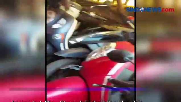 Rem Blong, Truk Tronton Tabrak Puluhan Motor di Mojokerto