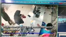 Aksi Pasutri Ambil Ponsel yang Tertinggal di Meja Kasir Terekam CCTV di Way Kanan