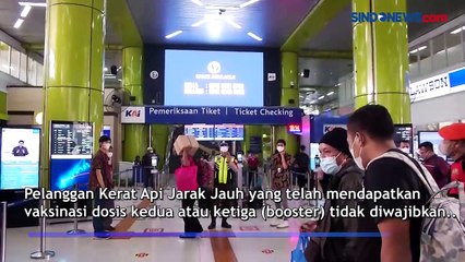Syarat Naik Kereta Api Vaksin Lengkap Tidak Perlu Test Covid-19