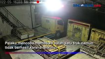 Maling Truk di Depok  Hanya 18 Menit, Terekam CCTV