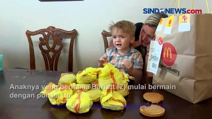 Ibu Tinggalkan Ponsel Tidak Terkunci, Bocah 2 Tahun Pesan 31 Burger Rp1,3 Juta