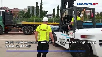 Tiba di Kompleks JIS, Mobil Formula E Diangkut 15 Truk