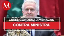 Creel pide a AMLO frenar violencia verbal contra ministra Piña