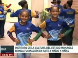 Más de 580 niños, niñas y adolescentes han sido formados en el Instituto de Cultura en Monagas