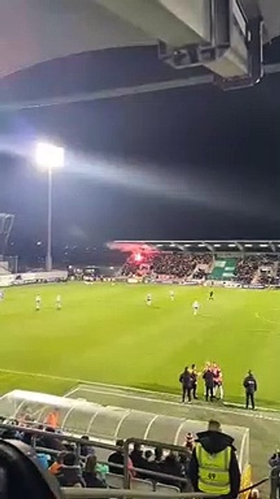 Ben Doherty celebrates his goal in Tallaght Stadium