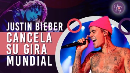 ¿Se cancela definitivamente la gira mundial de Justin Bieber?